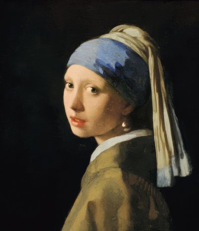 Het meisje met de parel door Jan Vermeer van Delft