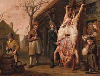 Het geslachte varken door Jan Victors