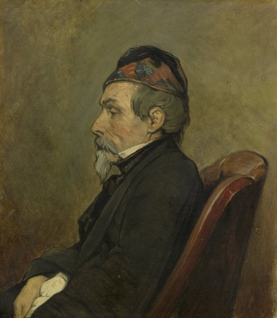 Portret van Johan-Hendrick-Louis Meyer door Jan Weissenbruch