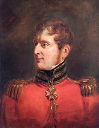 Veldmaarschalk Lord Fitzroy James Henry Somerset door Jan Willem Pieneman