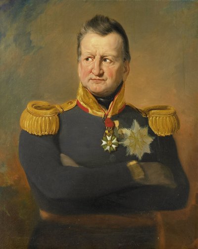 Portret van baron David Hendrik Chassé door Jan Willem Pieneman