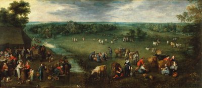 Boerenleven, ca. 1621 door Jan the Elder Brueghel