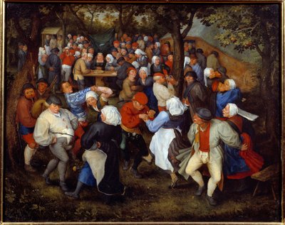 Het rozenfeest of de bruiloftsdans door Jan the Elder Brueghel