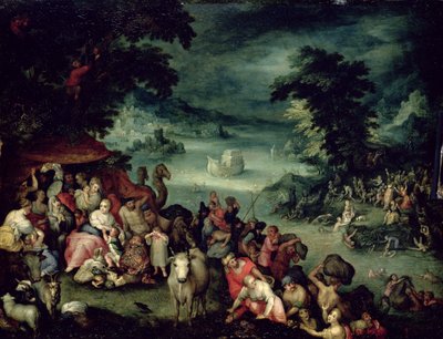 De zondvloed door Jan the Elder copy Brueghel