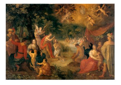 De doop van Christus door Jan van Balen