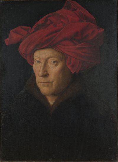 Portret van een man Zelfportret door Jan van Eyck