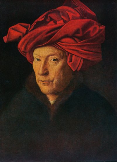 Portret van een Man Zelfportret door Jan van Eyck