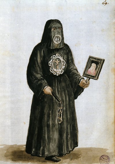 Gewaden van de Bewakers van de lekenbroederschap van St. Fantino in Venetië door Jan van Grevenbroeck