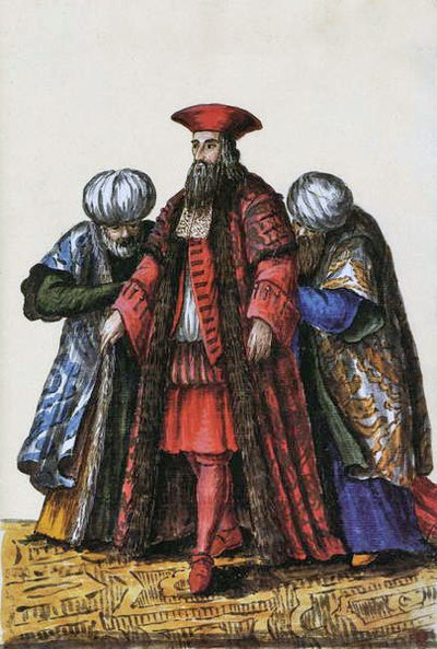 De Ambassadeur van de Republiek Venetië en Constantinopel door Jan van Grevenbroeck