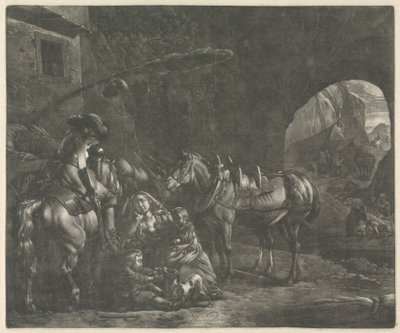 De Moeder van Twee Kinderen door Jan van Huchtenburg