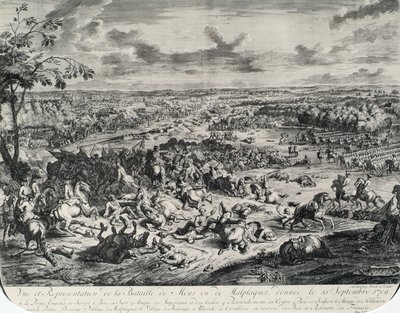 De slag bij Malplaquet op 11 september 1709 door Jan van Huchtenburgh
