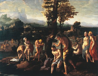 Doop van Christus door Jan van Scorel