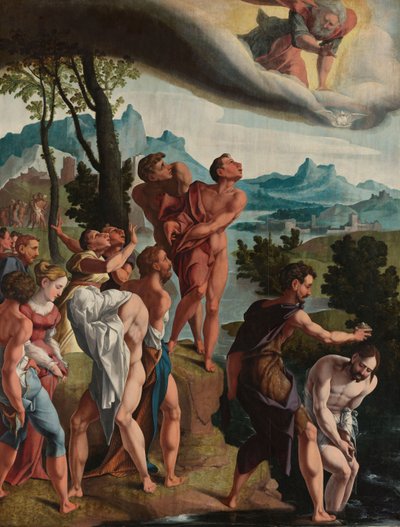 De doop van Christus door Jan van Scorel