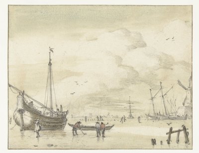 Wintergezicht door Jan van de Cappelle