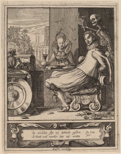De Dood Verrast een Koppel door Jan van de Velde II
