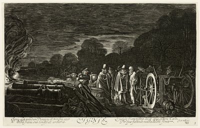 Vuur, plaat vier uit De vier elementen door Jan van de Velde II