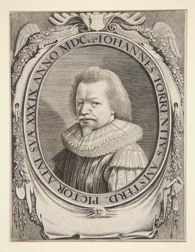 Portret van Johannes Torrentius door Jan van de Velde II
