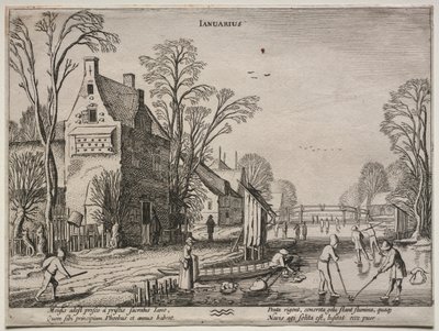 De Twaalf Maanden: Januari door Jan van de Velde II