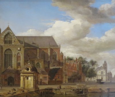 Stadsgezicht door Jan van der Heyden
