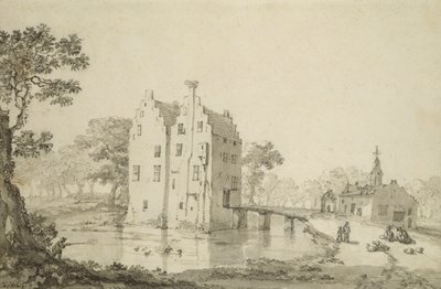 Kasteel Zuylenburgh (Slot Zuylen) door Jan van der Heyden