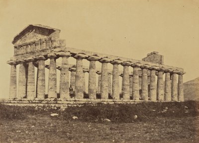 Tempel in Paestum door Jane Martha St. John