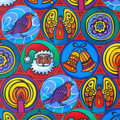 Kerstmis in cirkels, 2015 door Jane Tattersfield