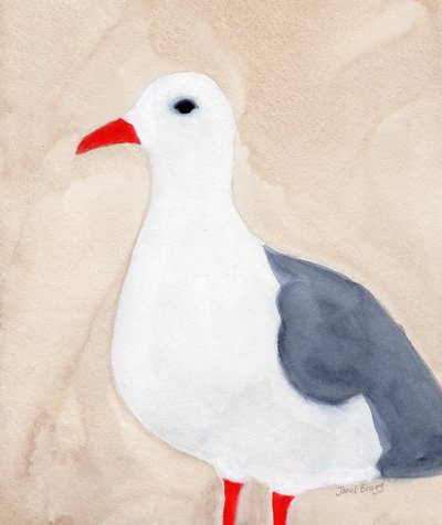 Meeuw uit Anacortes II, ca. 2018 door Janel Bragg