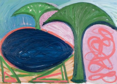 Meer en bomen, 2007 door Janet McKenzie