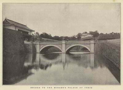 Brug naar het Paleis van de Mikado in Tokio door Japanese Photographer