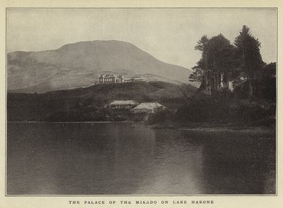 Het Paleis van de Mikado aan het Meer van Hakone door Japanese Photographer