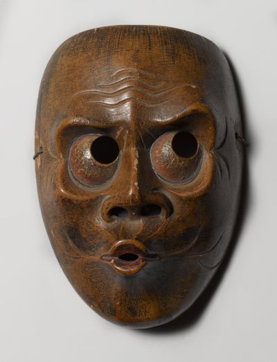 Masker mogelijk van Usofuki, personage in Kyogen-spelen door Japanese School
