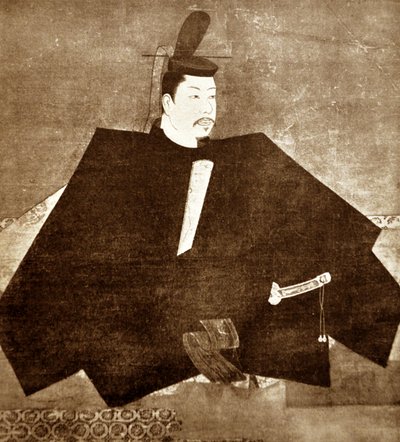 Minamoto no Yoritomo (druk) door Japanese School