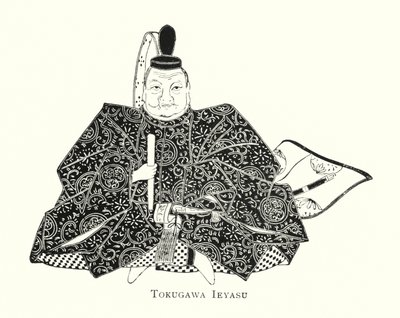Tokugawa Ieyasu door Japanese School