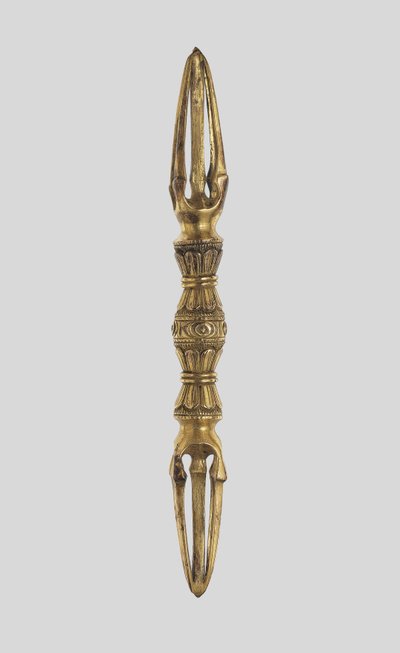 Vajra (verguld brons) door Japanese School