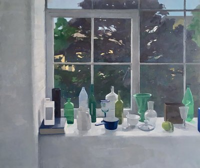 Zomerarrangement, 2020 (olieverf op doek) door Jason Line