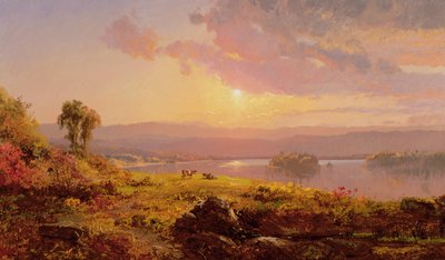 Susquehanna Rivier, 1876 door Jasper Francis Cropsey