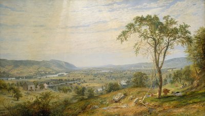 De vallei van Wyoming, 1865 door Jasper Francis Cropsey