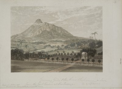 Tuin in Buitenzorg door Javanese School