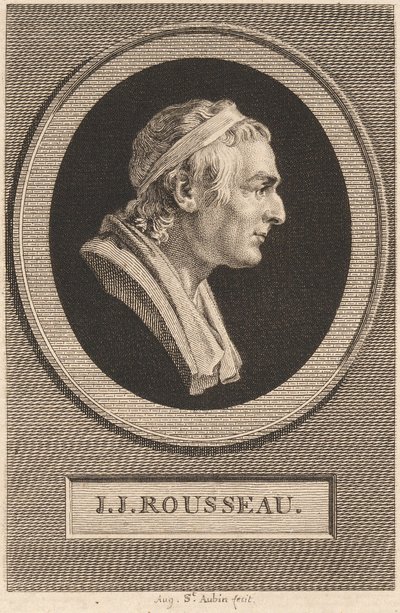 Jean-Jacques Rousseau door Jean-Antoine Houdon