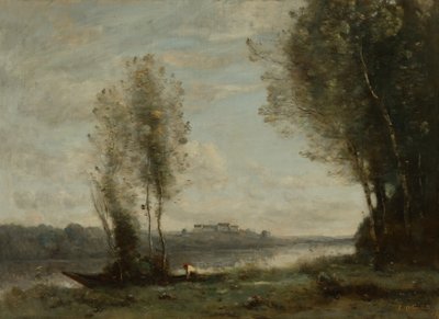 Landschap door Jean-Baptiste-Camille Corot