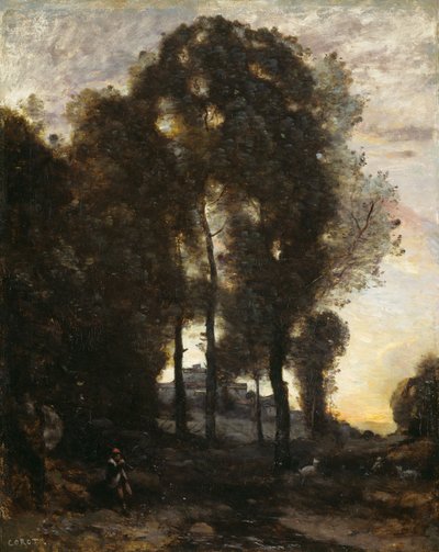 Souvenir van Italië door Jean-Baptiste-Camille Corot