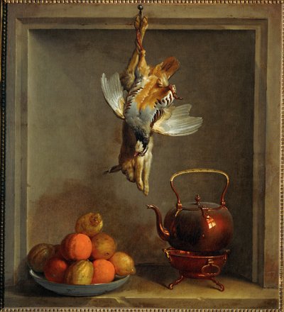 Natuur dood met fruit en wild ... door Jean-Baptiste (school of) Oudry