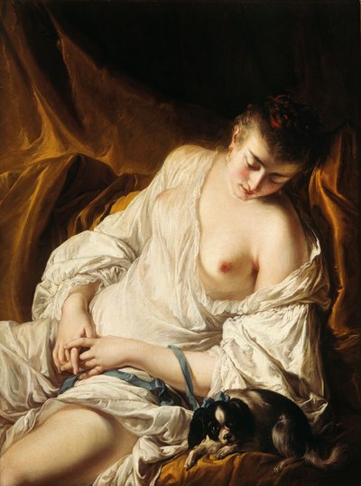 Sleeping Woman (De waakzame loyaliteit) door Jean-Baptiste Deshays