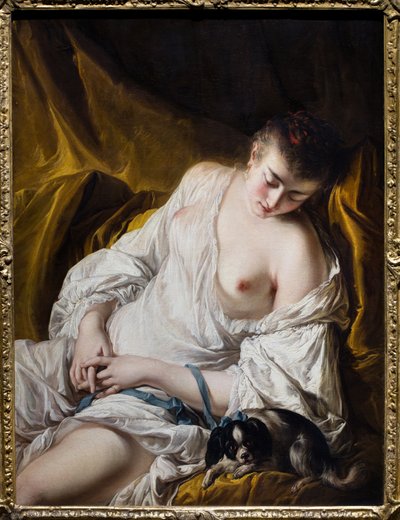 Une femme qui dort ou la Fidelite surveillante, v door Jean-Baptiste Deshays