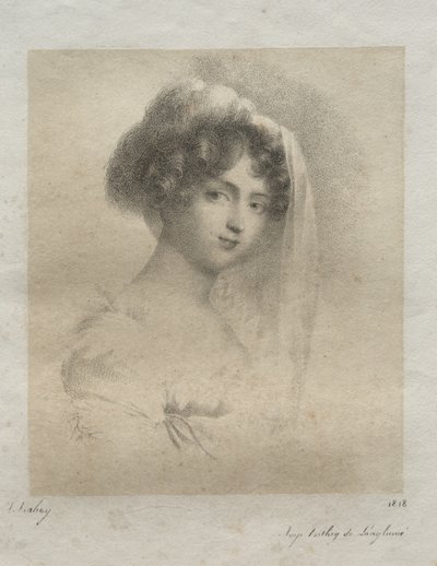 Mevrouw Horace Vernet door Jean-Baptiste Isabey