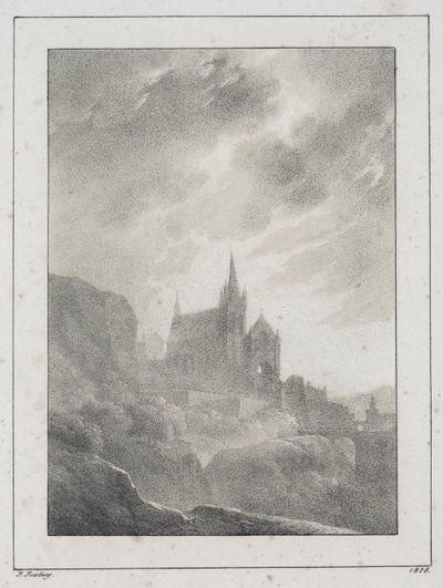 De kathedraal door Jean-Baptiste Isabey