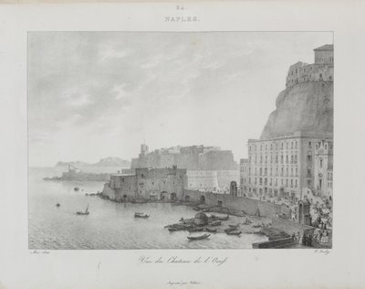 Reis naar Italië in 1822 door Jean-Baptiste Isabey