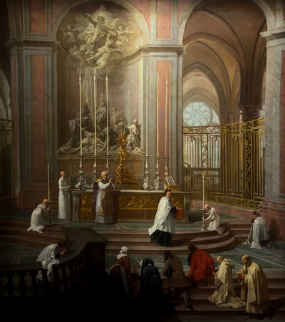 De mis van kanunnik Antoine de La Porte rond 1710 door Jean Baptiste Jouvenet