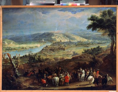 Het beleg van Namen in 1692 door Jean Baptiste Martin