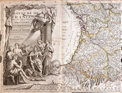 Frankrijk (Regio: Loirestreek, Centre, Poitou-Charentes, Limousin, Aquitaine, Midi-Pyrénées), Spanje (Autonome Gemeenschap: Baskenland, Navarra, Aragon, Catalonië), Andorra door Jean-Baptiste Nolin